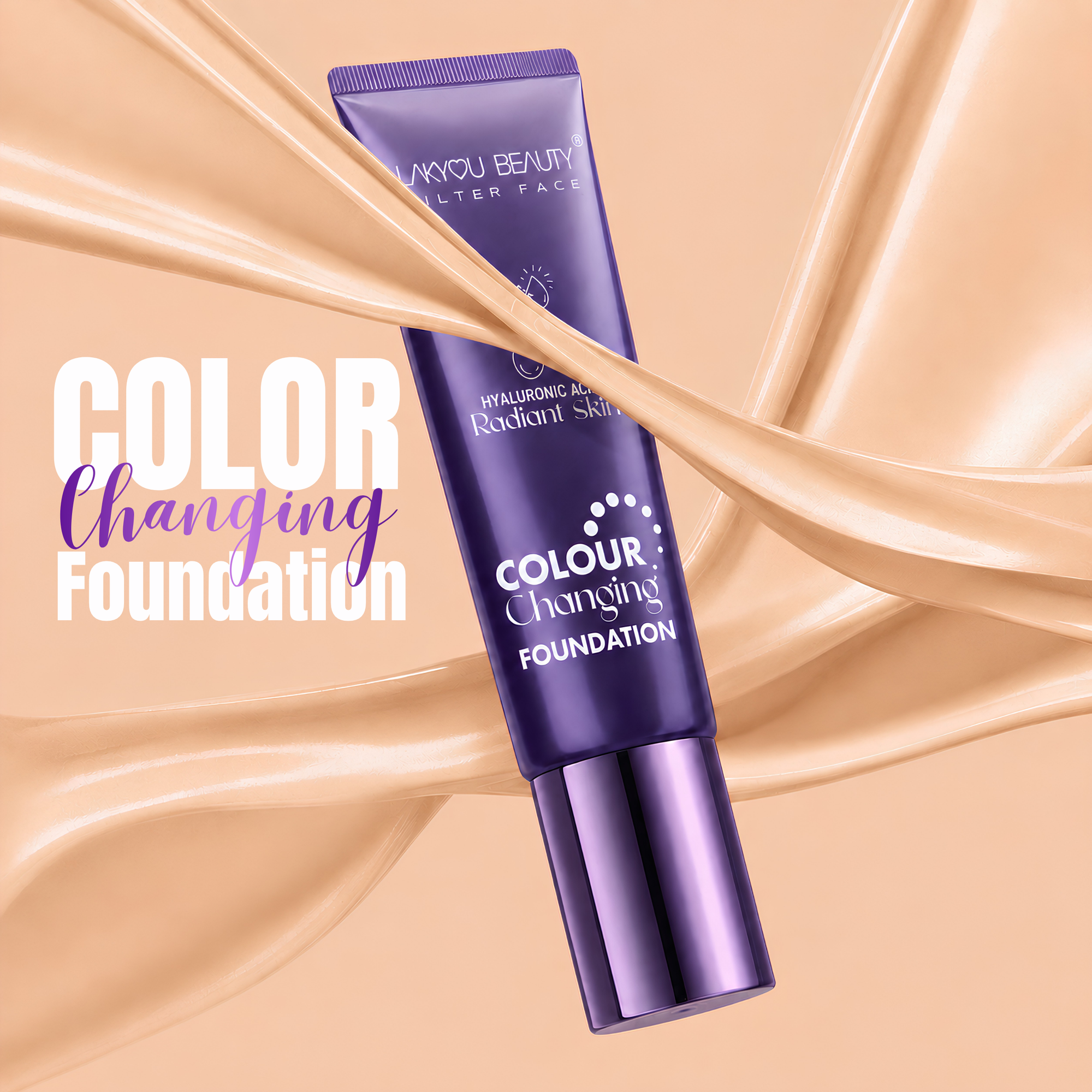 Lakyou Beauty - Filter Face Color Changing Foundation | Skin Tone Adapting Foundation