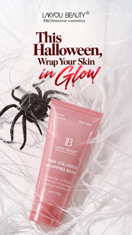 This Halloween, wrap your skin in glow – Pink Collagen Wrapping Mask