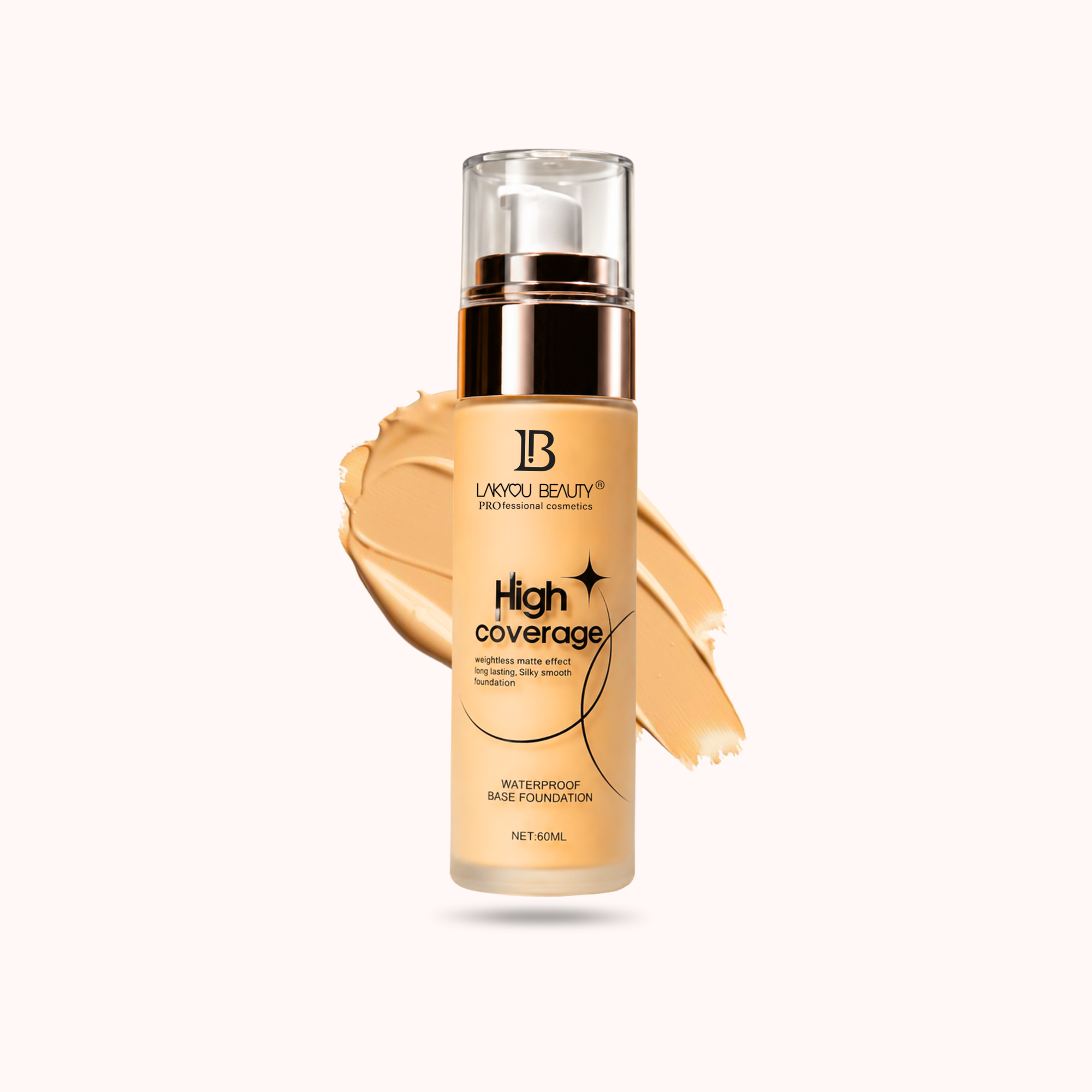 Lakyou Beauty - High Coverage Foundation | Full Coverage Matte Finish