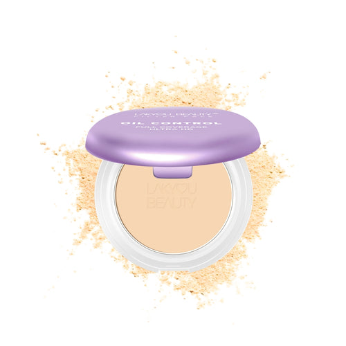 Lakyou Beauty - Filter Face Oil Control 2-in-1 Compact Powder | Matte Finish for Oily Skin
