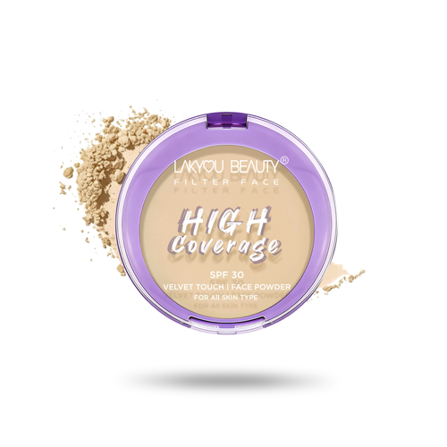 Lakyou Beauty Velvet Touch Compact Powder SPF 30 – Natural Nude