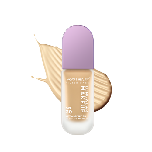 Lakyou Beauty -Filter Face Ultra Definition Liquid Foundation | Full Coverage & Long-Lasting Base Makeup
