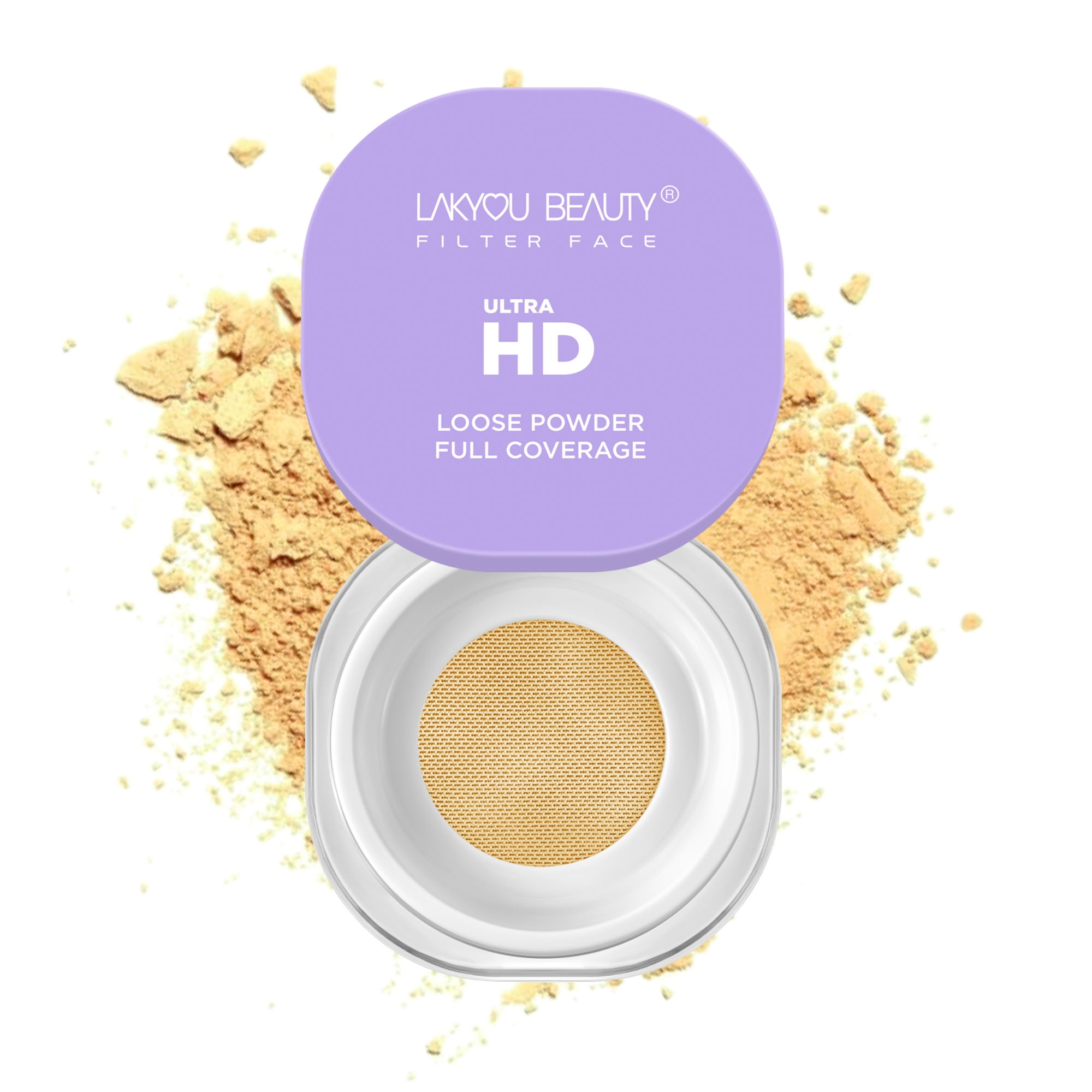 Lakyou Beauty -Filter Face Ultra HD Loose Powder | Translucent Airbrush Setting Powder for All Skin Tones - Lakyou Beauty