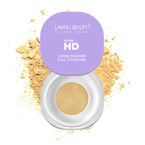 Lakyou Beauty -Filter Face Ultra HD Loose Powder | Translucent Airbrush Setting Powder for All Skin Tones - Lakyou Beauty