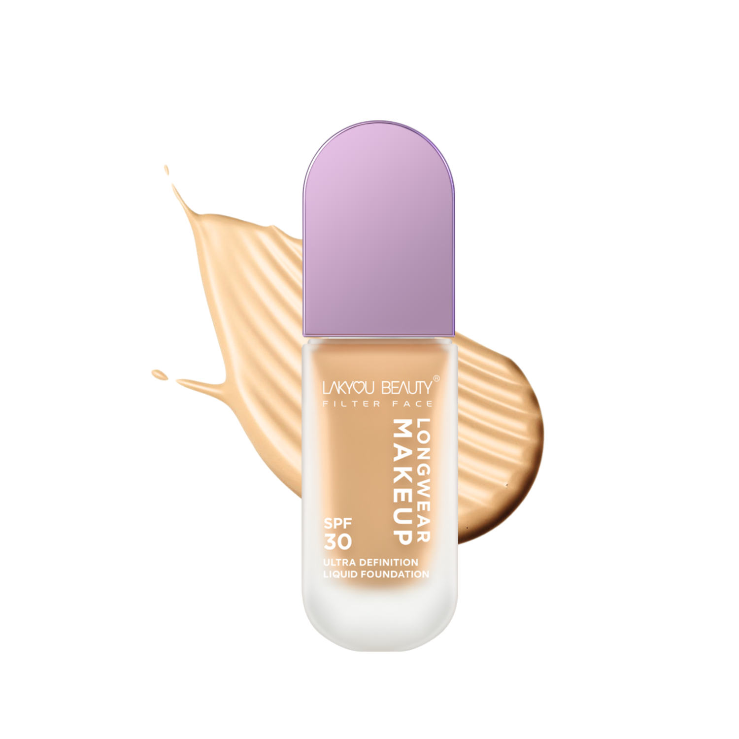 Lakyou Beauty -Filter Face Ultra Definition Liquid Foundation | Full Coverage & Long-Lasting Base Makeup