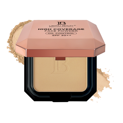 Lakyou Beauty - High Coverage Compact | Flawless Matte Finish Compact Powder