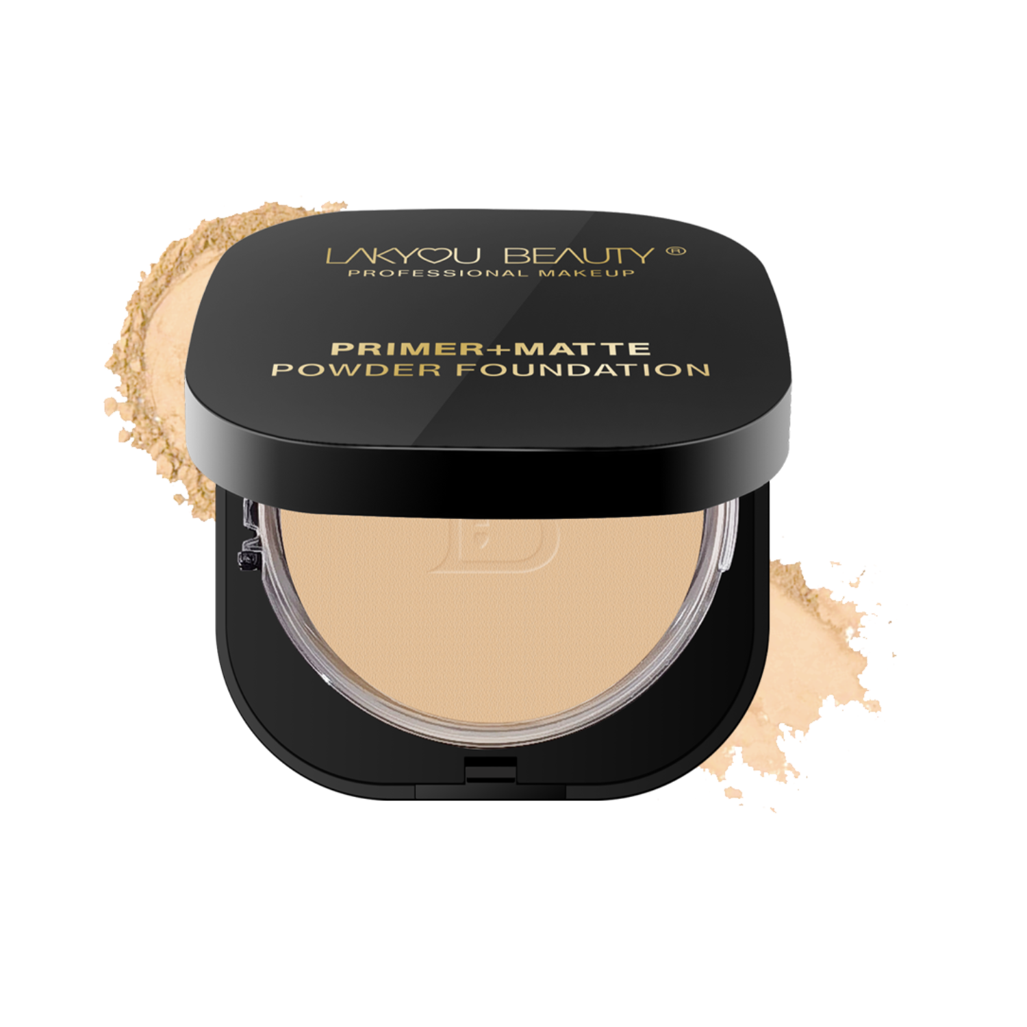 Lakyou Beauty - Primer + Matte Compact Powder | Smooth Matte Finish Face Compact