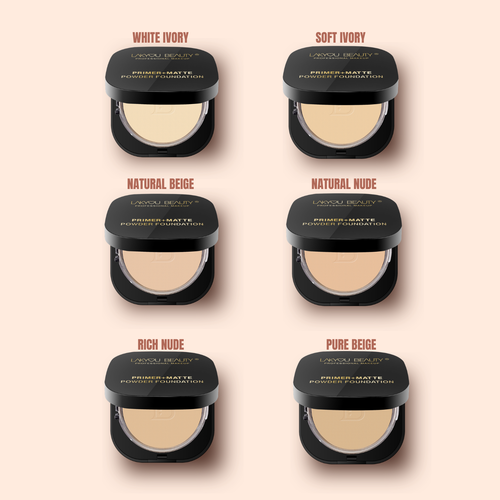 Lakyou Beauty - Primer + Matte Compact Powder | Smooth Matte Finish Face Compact