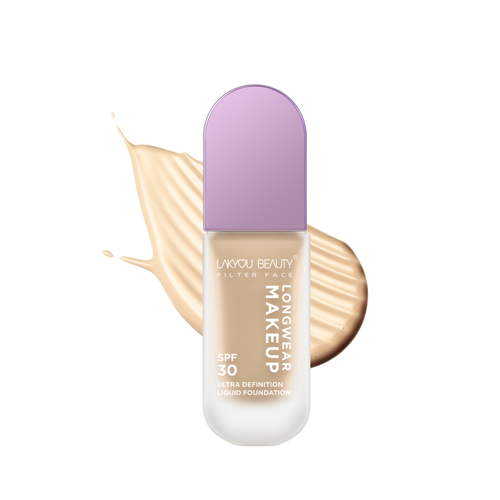 Lakyou Beauty -Filter Face Ultra Definition Liquid Foundation | Full Coverage & Long-Lasting Base Makeup