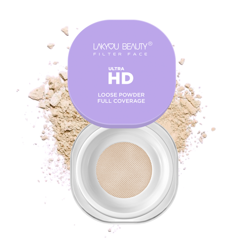 Lakyou Beauty -Filter Face Ultra HD Loose Powder | Translucent Airbrush Setting Powder for All Skin Tones - Lakyou Beauty