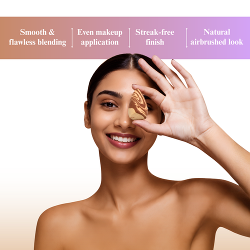 Lakyou Beauty Air Finish Makeup Sponge | Soft Beauty Blender for Smooth Flawless Makeup