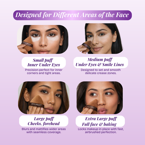 Lakyou Beauty - Air SnugFit Makeup Sponge | Soft Blending Beauty Sponge for Flawless Finish