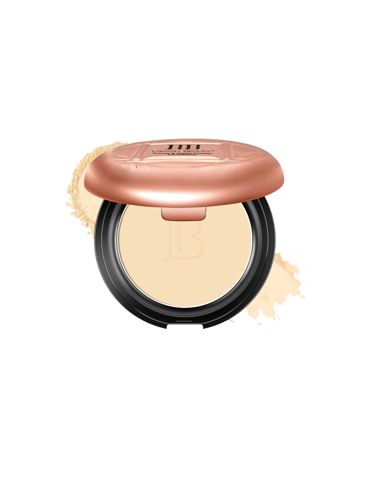 Lakyou Beauty - Prime+Matte Powder Foundation | Smooth Matte Finish Compact Powder