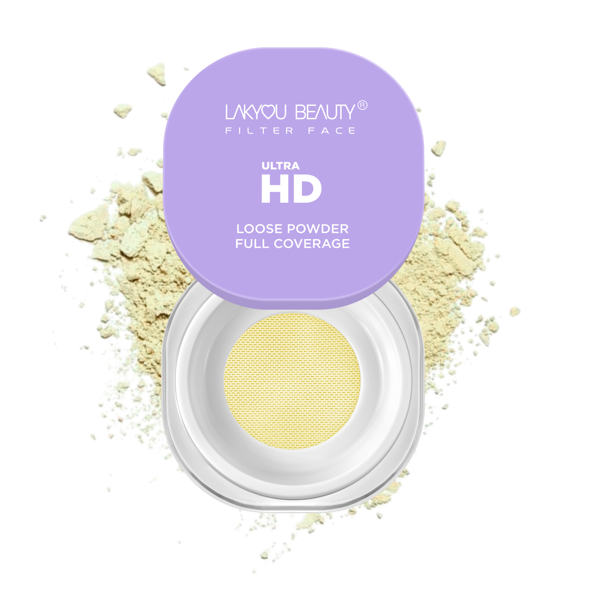 Lakyou Beauty -Filter Face Ultra HD Loose Powder | Translucent Airbrush Setting Powder for All Skin Tones - Lakyou Beauty