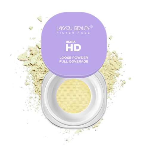 Lakyou Beauty -Filter Face Ultra HD Loose Powder | Translucent Airbrush Setting Powder for All Skin Tones - Lakyou Beauty