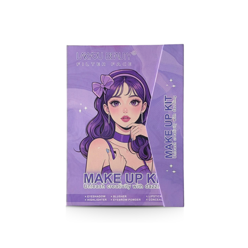 Lakyou Beauty - Filter Face  | All In One Make-Up Kit | Complete Face, Eye & Lip Makeup Kit