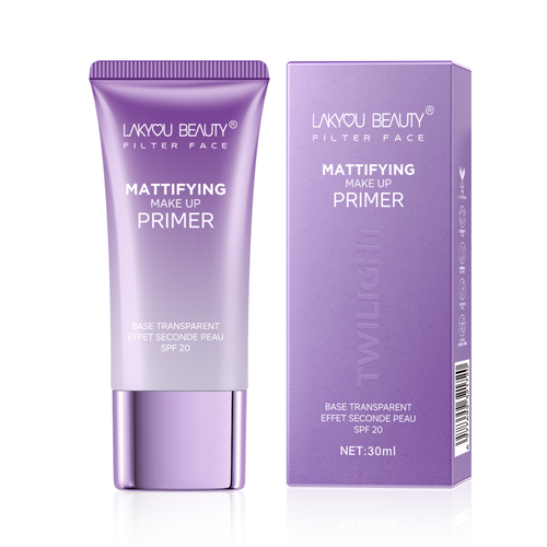 Lakyou Beauty Mattifying Makeup Primer with packaging on a white background