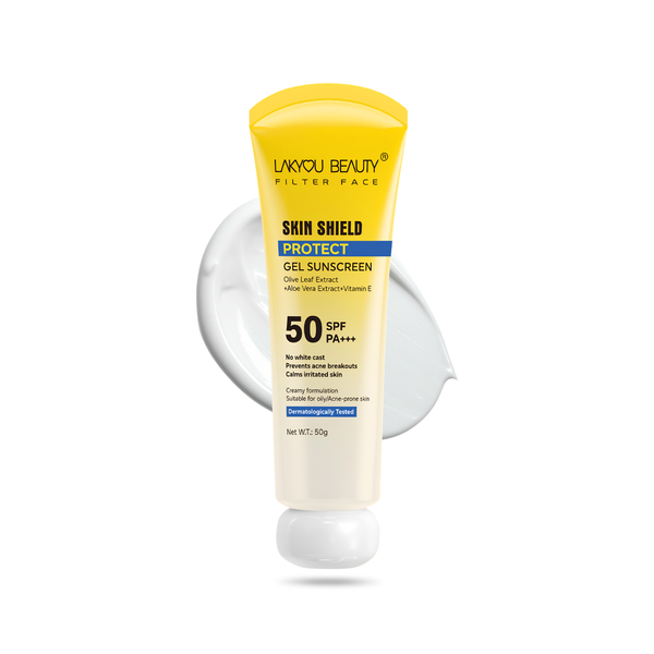 Lakyou Beauty - Skin Shield Sunscreen SPF 50 PA+++ | Olive Leaf, Aloe Vera & Vitamin E
