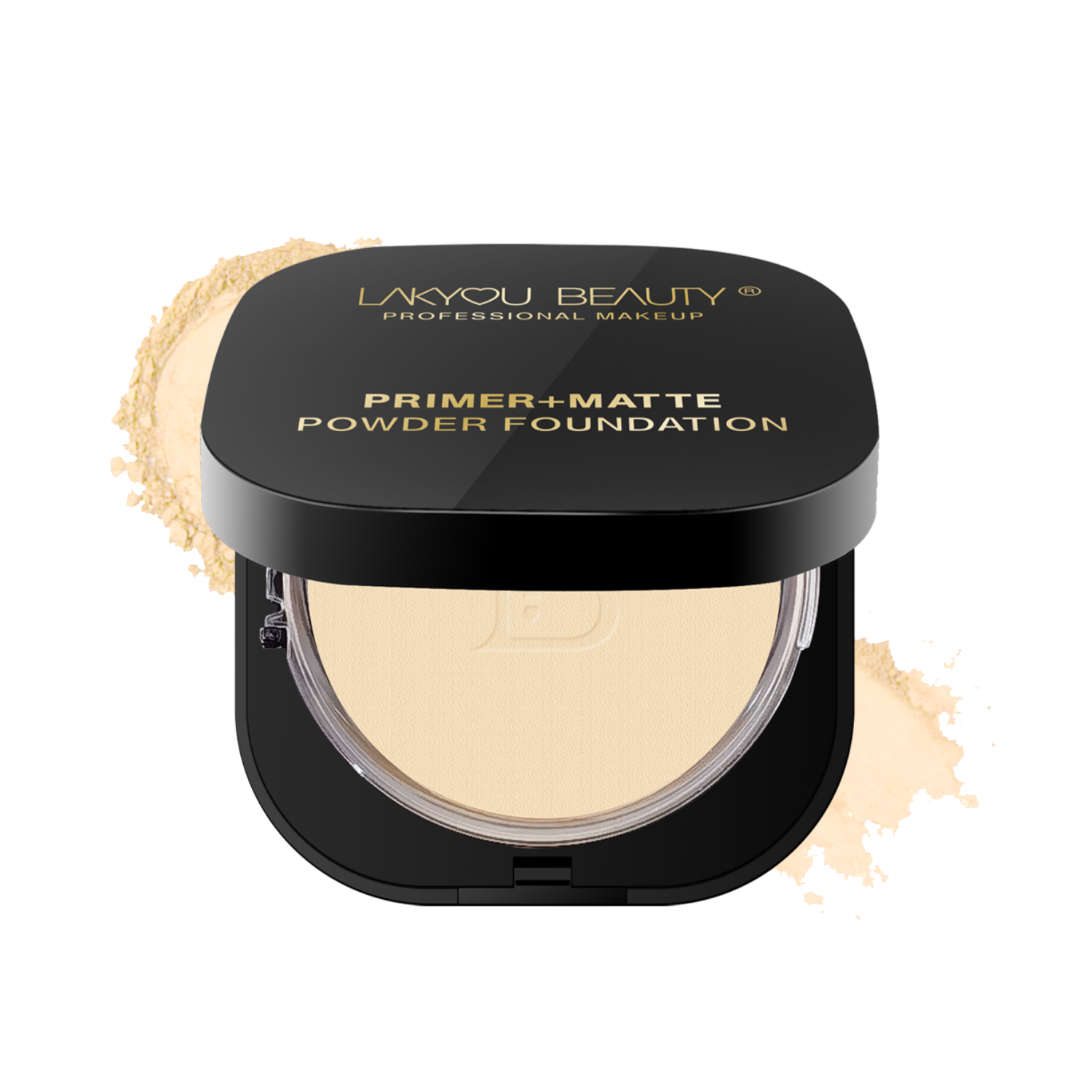 Lakyou Beauty - Primer + Matte Compact Powder | Smooth Matte Finish Face Compact
